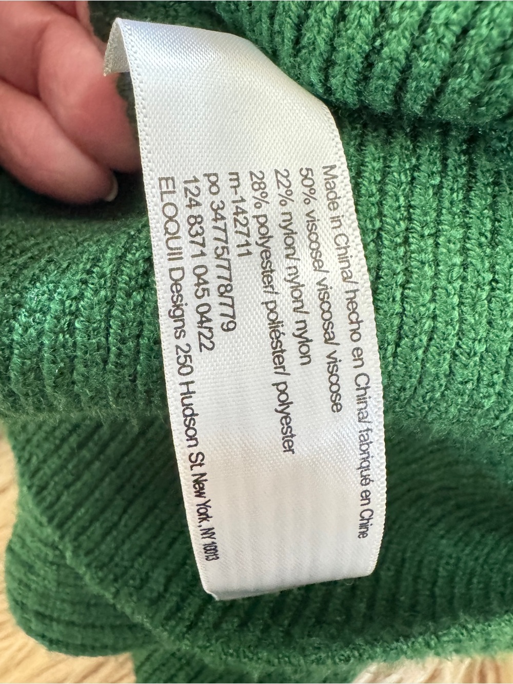 Eloquii Emerald Green Knit Tie-Front Sweater Midi Dress- Sz 14/16 - Picture 8 of 8